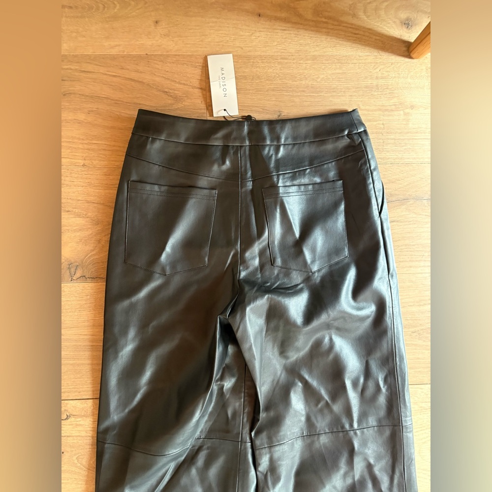 Brand new tags Black Leather Pants - Picture 13 of 16